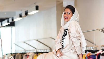 Customers consider Minbart a fashion gallery of sorts, says founder Sheikha Alia Al Qassimi, above. The boutique, which was launched last year, offers a mix of designers, cuts and creations. Courtesy Minbart