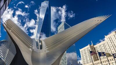 The Oculus Subway terminal and new Freedom Tower. Joe Sohm / Visions of America / UIG via Getty Images