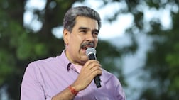 Nicolas Maduro speaks in the Venezuelan capital Caracas last month. EPA