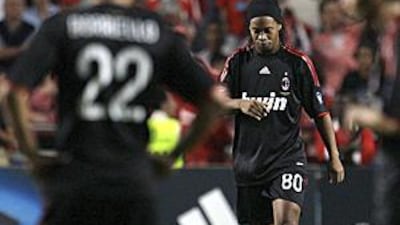 AC Milan's Ronaldinho has struggled in recent seasons to regain the form that made him World Player of the Year in 2004 and 2005.