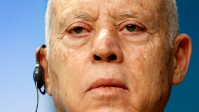 Tunisia's President Kais Saied has rejected the EU’s financial support, describing it as mere charity. AP
