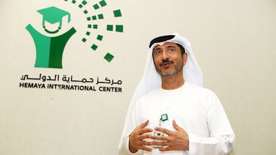 Colonel Dr Abdulrahman Sharaf Al Muamari, Director of Dubai Police's Hemaya International Centre, said the scheme was aimed at helping offenders address the root cause of their issues. Pawan Singh / The National