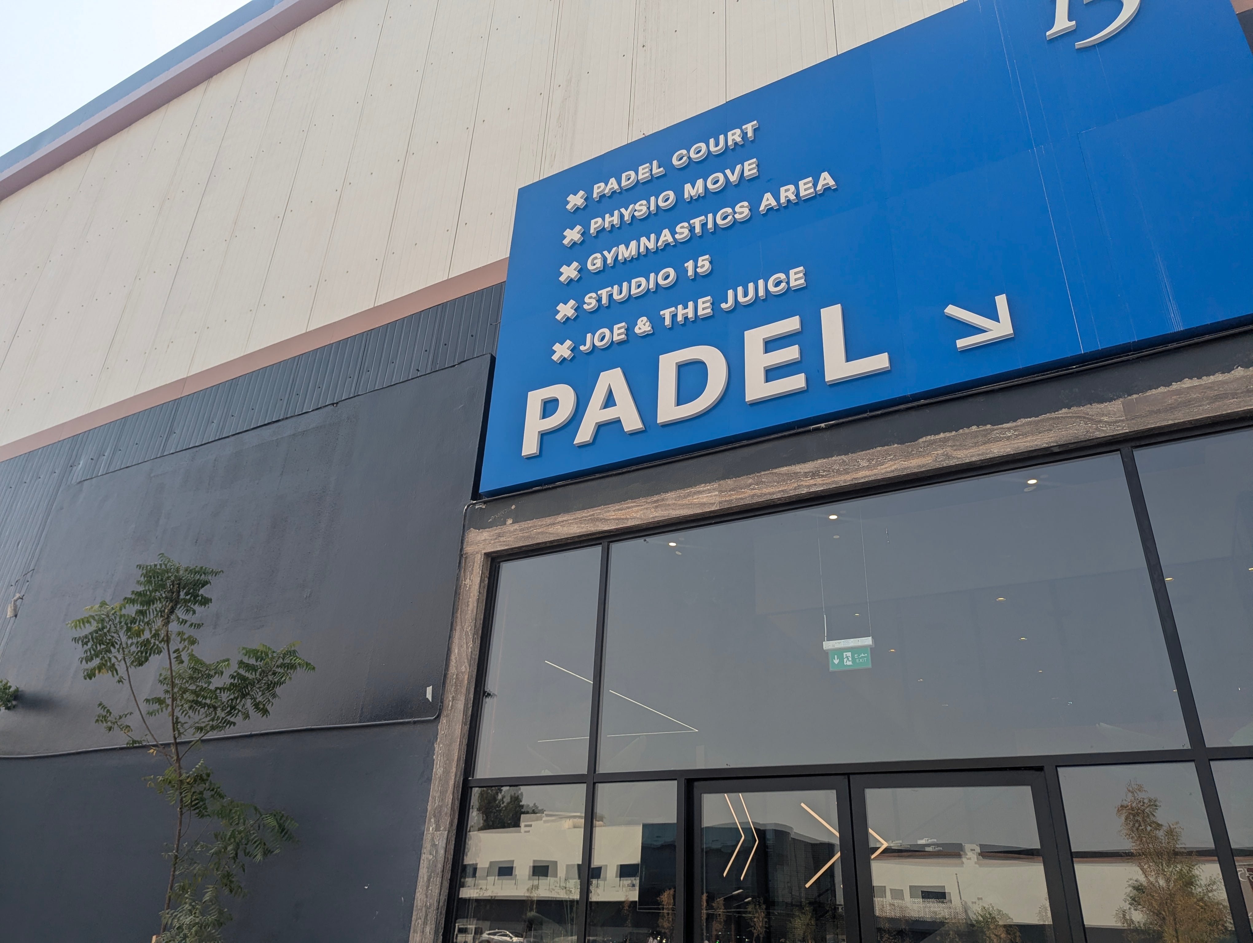 Club 15 has seven padel courts. Hayley Kadrou / The National