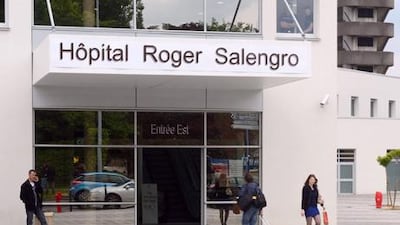 The Roger Salengro hospital where France's first victim of a Sars-like virus which the 65-year-old man who visited the UAE has died,