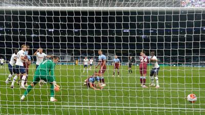 Tomas Soucek - 6: His backheeled goal from a corner was desperately unlucky on the Czech. PA