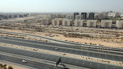 The view from one of the apartment's three balconies