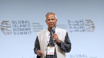 Nobel Peace laureate Muhammad Yunus is regarded as the founder of microfinance. Satish Kumar / The National