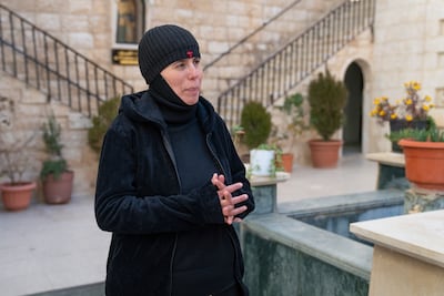 Youstina Khoury, a nun in the Greek Orthodox St Takla Convent in the ancient Syrian town of Maaloula. Matt Kynaston / The National