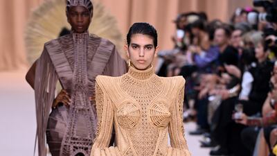 The Jean Paul Gaultier haute couture autumn/winter 2022-2023 show as part of Paris Fashion Week.