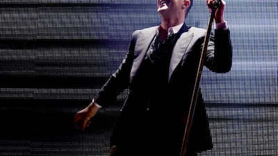 Robin Thicke performs in concert at Madison Square Garden in March in New York City. Charles Sykes / Invision / AP Photo