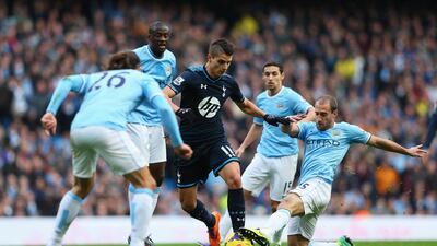 Manchester City 6-0 Tottenham (November 24, 2013). The writing was on the wall after only 14 seconds as Jesus Navas capitalised on an error by Spurs goalkeeper Hugo Lloris. A Sandro own goal and a strike either side of half time had Spurs 4-0 down before Alvaro Negredo and Navas sealed this Premier League rout at the Etihad. Getty Images