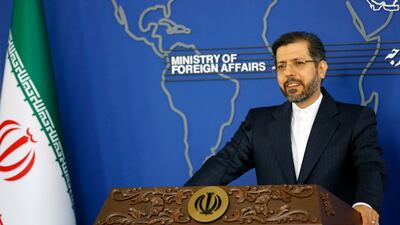 Iranian Foreign Ministry spokesman Saeed Khatibzadeh said Tehran was inviting Saudi Arabia to take 'a diplomatic and political approach'. Photo: EPA