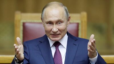 Russian President Vladimir Putin is facing a challenging time ahead as he juggles uneasy alliances. Dmitri Lovetsky / pool via Reuters