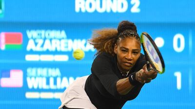 Serena Williams of the United States defeated Belarusian Victoria Azarenka during their second-round match at Indian Wells. Reuters