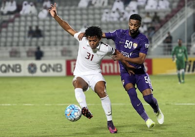 Romarinho (L) previously played for El-Jaish. Karim Jaafar / AFP Photo