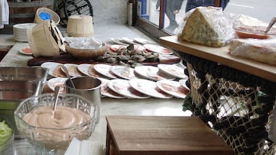 The window of Sweetings, which describes itself as probably the oldest fish and oyster restaurant in London. Richard Vines / Bloomberg