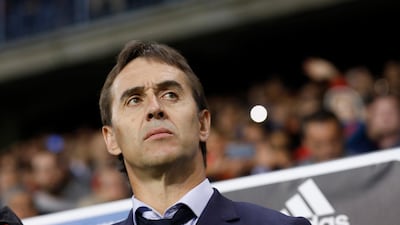 Spain manager Julen Lopetegui will succeed Zinedine Zidane, who resigned at the end of the previous season. Miguel Morenatti / AP Photo