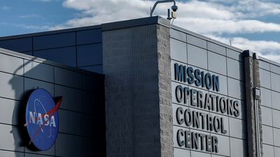 The Nasa Mission Operations Control Centre at Wallops Flight Facility in Virginia, where the rocket was launched. Reuters