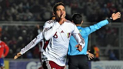 Venezuela’s Gabriel Cichero is hoping to silence the Paraguay fans during their semi-final tonight.