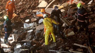 Residents had been asked to vacate the six-storey building as it was undergoing repairs. AP Photo