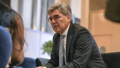 More contracts have been signed to develop power infrastructure in Iraq, said Siemens chief executive Joe Kaeser. Khushnum Bhandari for The National