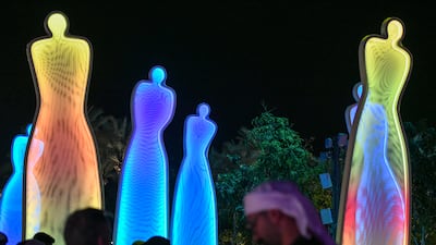 The Scent of Memories installation by Najat Makki was a highlight at the first Dhai Dubai in 2024. Khushnum Bhandari / The National