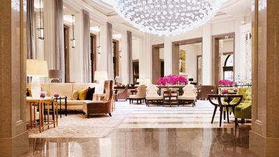 The Lobby Lounge at the Corinthia Hotel London. Courtesy Corinthia Hotel London