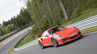The new Porsche 911 GT3 RS. Courtesy Porsche AG