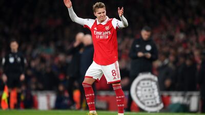 CM: Martin Odegaard (Arsenal): The Arsenal captain is surely a frontrunner, at this stage, for Player of the Year accolades. Everything went through the Norwegian as Arsenal dominated United, and alongside Thomas Partey and Granit Xhaka, forms the best midfield in the league at present. A top midfielder. Getty