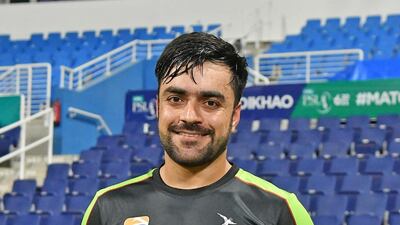 Rashid Khan took five for 20 as Lahore Qalandars beat Peshawar Zalmi by 10 runs at the Zayed Cricket Stadium. Courtesy PCB