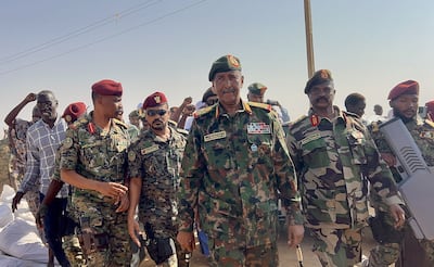 Sudan's army chief Gen Abdel Fattah Al Burhan. Getty Images