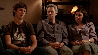 David Pledger, Rosie Traynor, and Martin Sharpe in Lake Mungo (2008) Photo: Mungo Productions