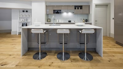 The kitchen and breakfast bar. Courtesy Wetherell