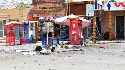 The scene of the violence in Luxor on June 10, 2015, after a suicide bomber set off his explosive belt, just steps away from the ancient temple of Karnak. Stringer/Reuters