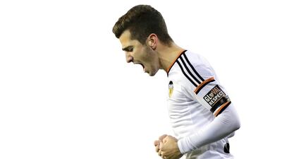 Valencia full-back Jose Gaya broke into the first-team at the end of last season and is being tipped for a future as a Spain international. Jose Jordan / AFP
