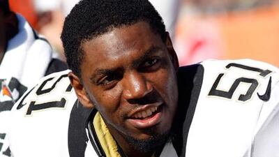 New Orleans Saints linebacker Jonathan Vilma - one of the players involved in 'Bountygate'.