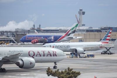 The US-Iran war has grounded hundreds of flights around the world, particularly in the Gulf. Bloomberg