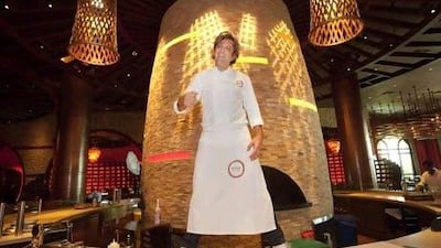 Giorgio Locatelli at Ronda Locatelli restaurant, The Atlantis Hotel. Jaime Puebla / The National