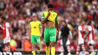 Andrew Omobamidele - 5. The Irishman is quick and showed good anticipation but his inexperience was obvious. His distribution needs work. Getty Images