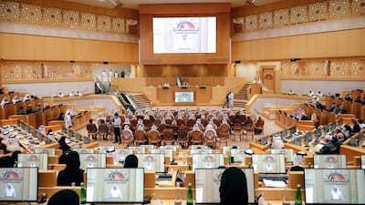 The latest term of the Federal National Council is inaugurated. Sheikh Mohammed bin Rashid / X