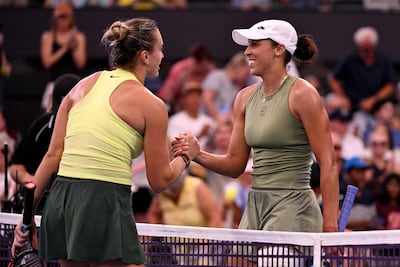 Madison Keys kicked off her 2026 season by reaching the quarter-finals in Brisbane, before losing to Aryna Sabalenka. AFP