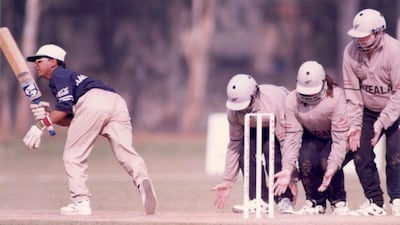 Manvendra Singh Patwal played as a batsman and wicket keeper for the Indian team at the first blind cricket world cup. Photo: Manvendra Singh Patwal