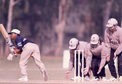Manvendra Singh Patwal played as a batsman and wicket keeper at the first blind cricket world cup in 1998. Photo: Manvendra Singh Patwal