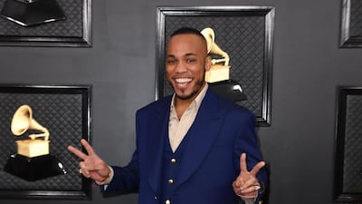 Anderson .Paak wears Gucci for the 62nd annual Grammy Awards. AFP