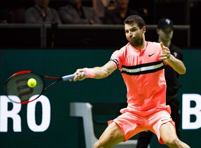 Grigor Dimitrov is the top seed at the Dubai Duty Free Tennis Championships this year. Koen Suyk / AFP