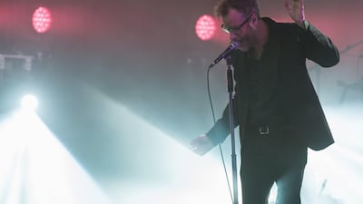 Matt Berninger of The National performs on day 3 of the Glastonbury Festival 2017. Ian Gavan / Getty Images