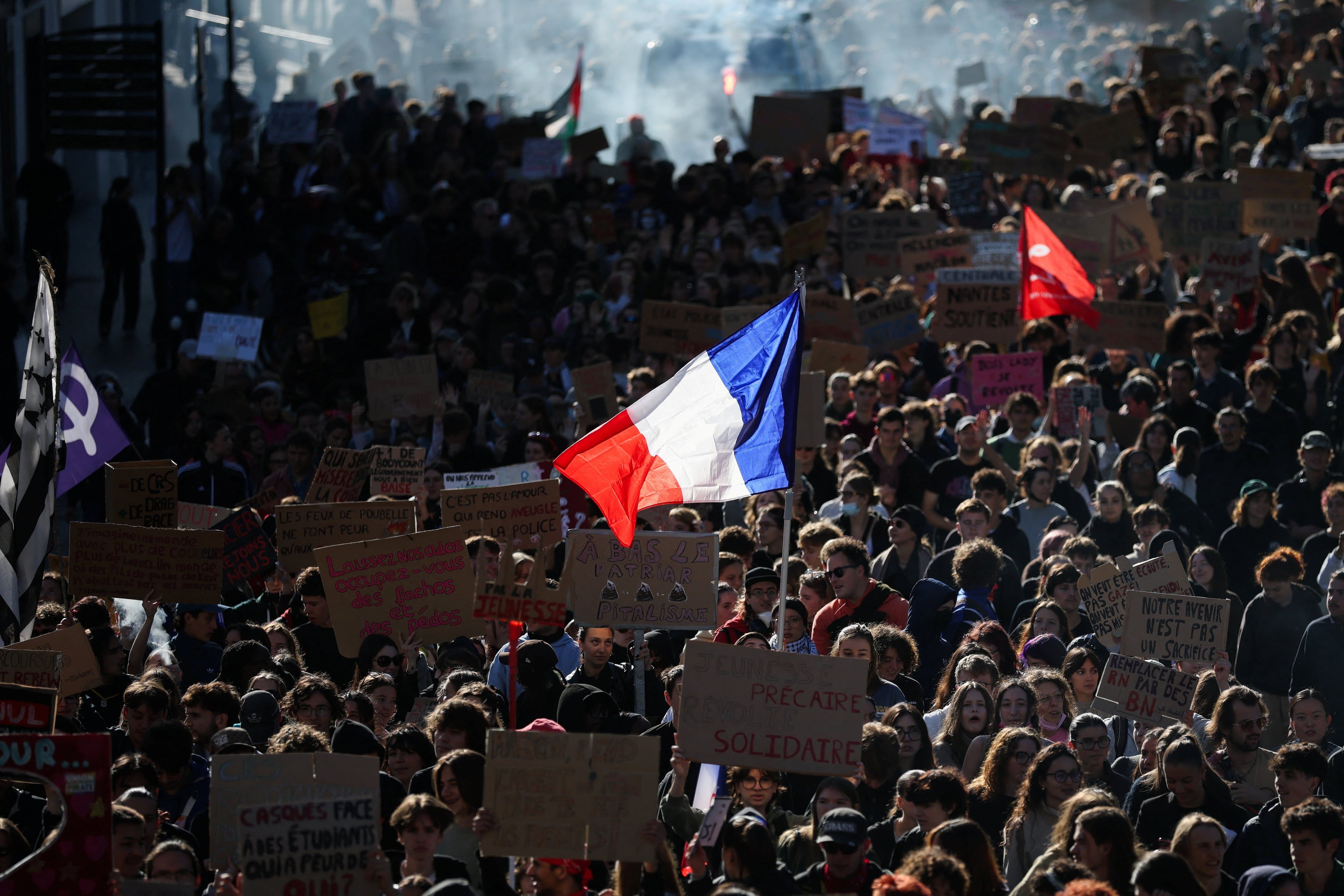 French Students Organize Protests Demanding Greater Political Representation and Future Opportunities