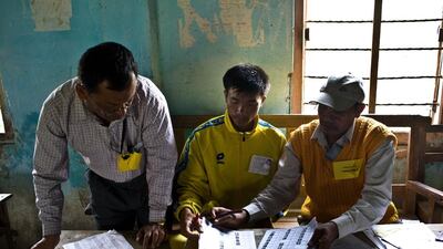 Indian expats have been told that they would have to fly back to their home constituency if they wanted to vote in the forthcoming general election. Sanjit Das for The National