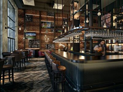 Hamilton's Gastropub at Saadiyat Rotana Resort & Villas in Abu Dhabi. Courtesy Hamilton's Gastropub