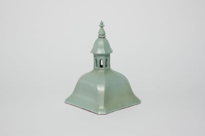 The exhibition My Place is the Placeless features ceramic domes of monuments in the countries that make up artist Shahpour Pouyan's genetic history. Courtesy Lawrie Shabibi and Shahpour Pouyan